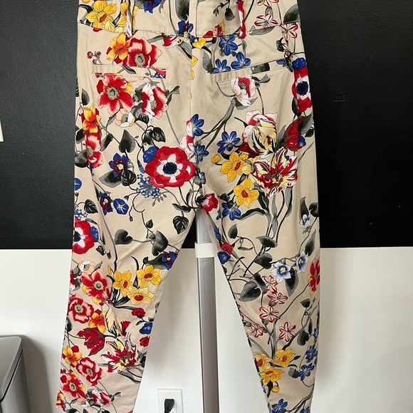 🌼 7th Avenue Design Studio Floral Straight‑Leg Pants – Size 4 – Pre‑loved 🌼 - Picture 3 of 5